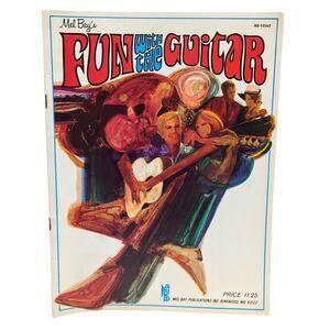 Mel Bay's Fun with Guitar Beginner Instructional Book 1970 Music Sheets
